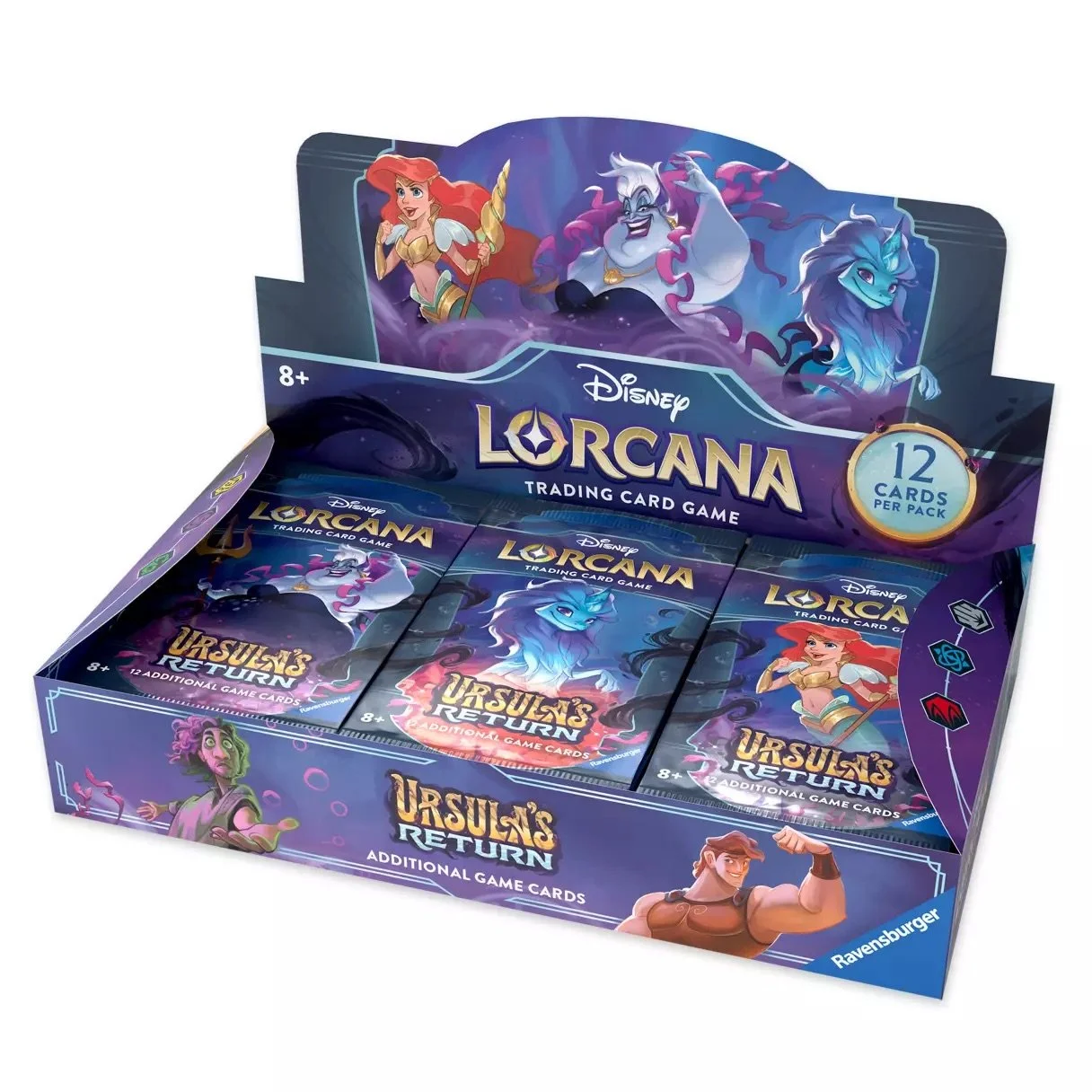 Disney Lorcana Trading Card ボックス2個セット Disney Lorcana Trading Card Game Azurite Sea Factory Sealed